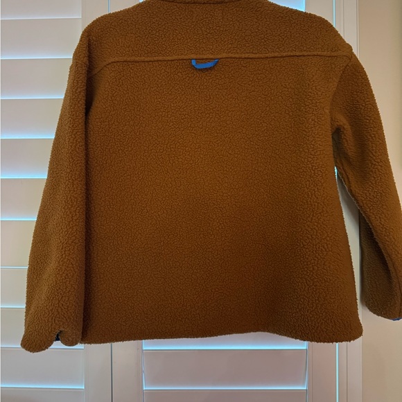 Madewell (Re)sourced Fleece Sky Blue Quilted-Pocket Jacket Retails $128 Size XS - Picture 3 of 4